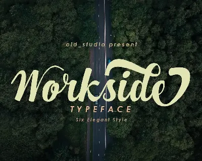 Workside Script font