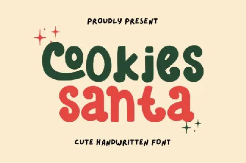 Cookies Santa Display font