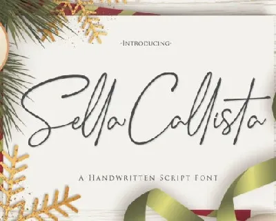 Sella Callista font