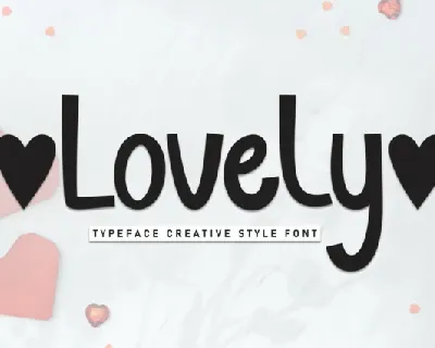 Lovely Display font