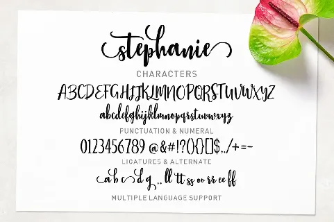 Stephanie Script font