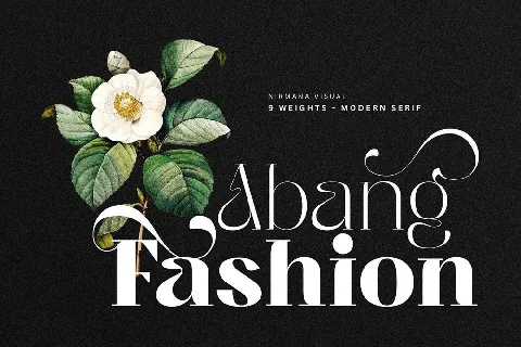 Abang Fashion font