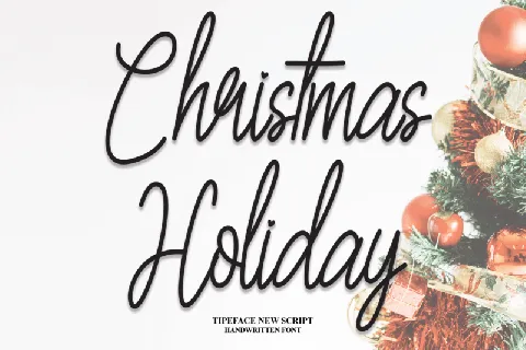 Christmas Holiday font