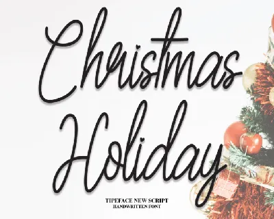 Christmas Holiday font