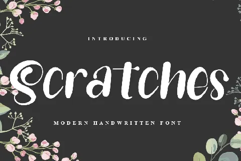 Scratches Typeface font