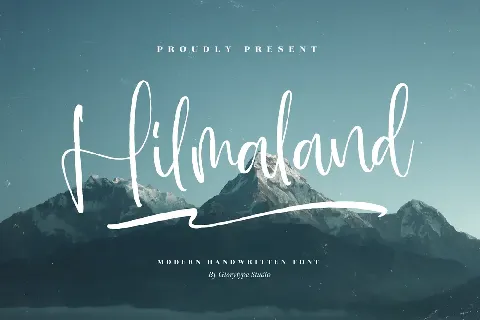Hilmaland â€“ Modern Handwritten font