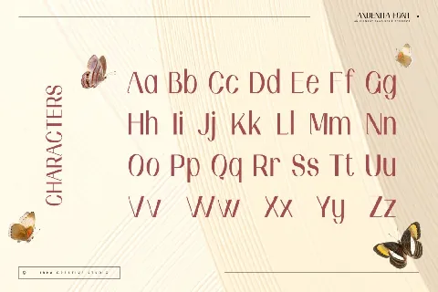 Andenita Personal Use font