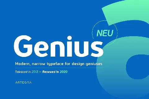 Genius Family font