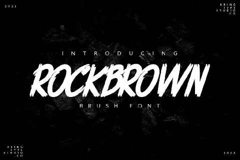 ROCKBROWN font