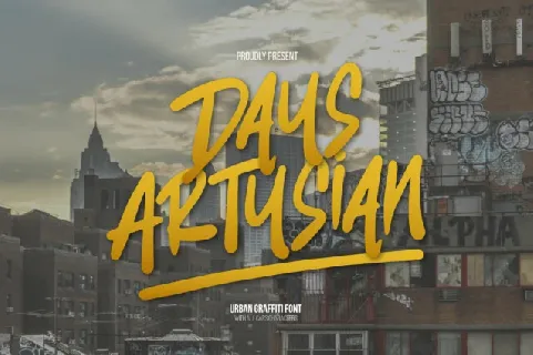 Days Artysian font