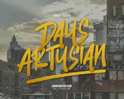 Days Artysian font