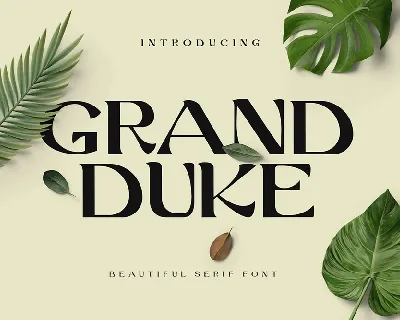 Grand Duke font