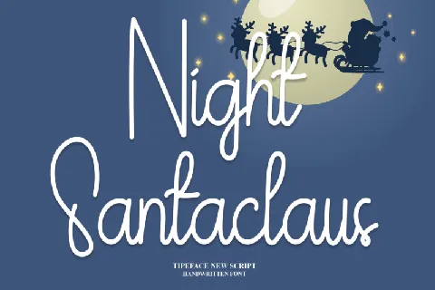 Night Santaclaus font