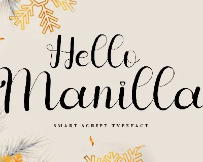 HEllo Manilla font