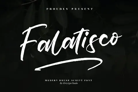 Falatisco â€“ Modern Brush Script font