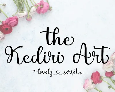 The Kediri Art font