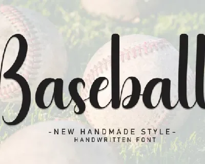 Baseball Script Typeface font