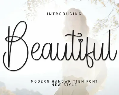 Beautyfull Calligraphy font