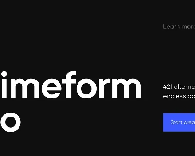 Primeform Pro font