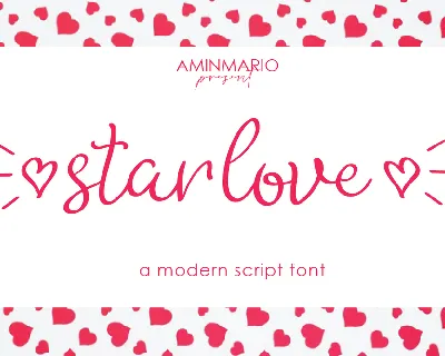 (star love) font