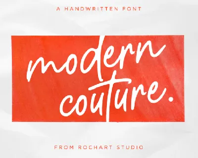 Modern Couture font
