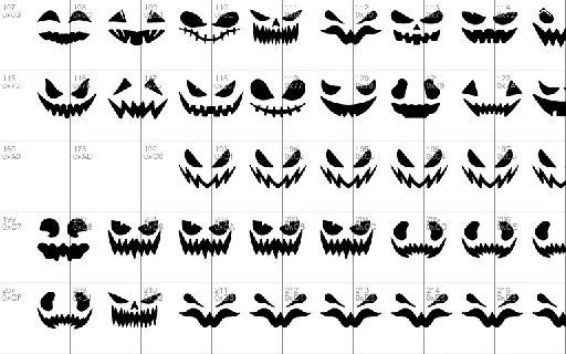 Scary Face font