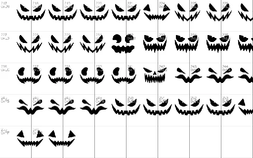 Scary Face font