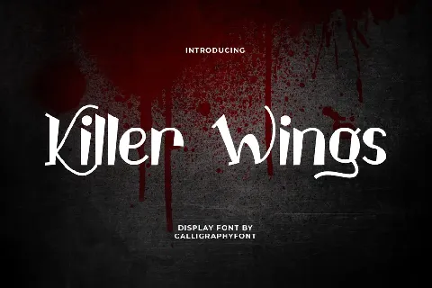 KillerWingsDemo font