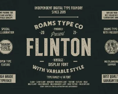 RTCO Flinton font