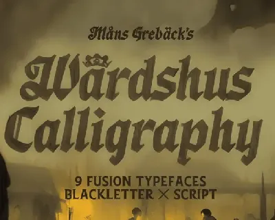Wardshus Calligraphy font