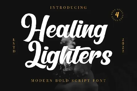 Healing Lighters font