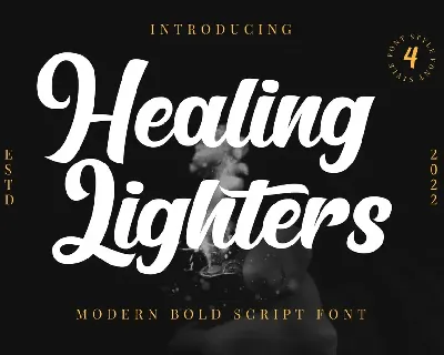 Healing Lighters font