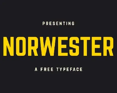 Norwester font