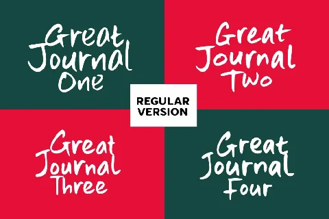 Great Journal font