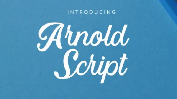 Arnold Script font