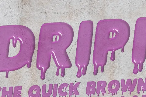 DRIPINK PERSONAL USE font