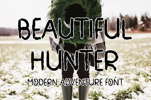 Beautiful Hunter font