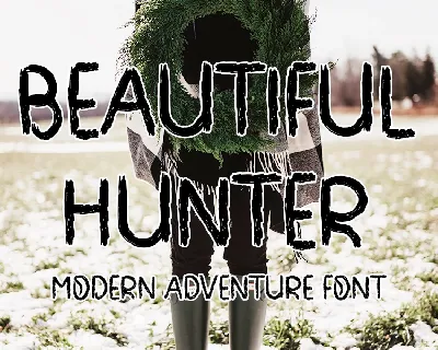 Beautiful Hunter font