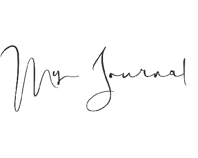 My Journal font