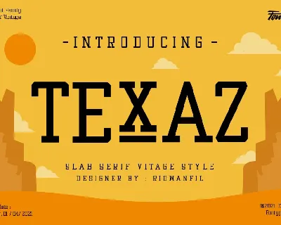 Texaz font