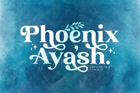 Phoenix Ayash font