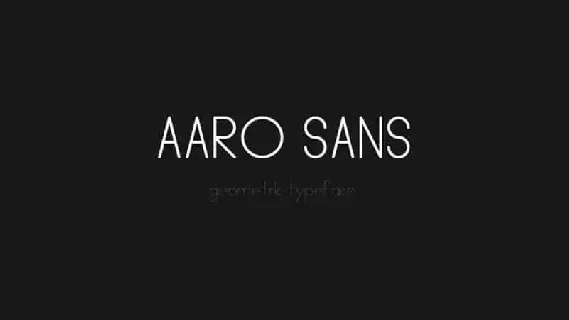Aaro Sans Serif font