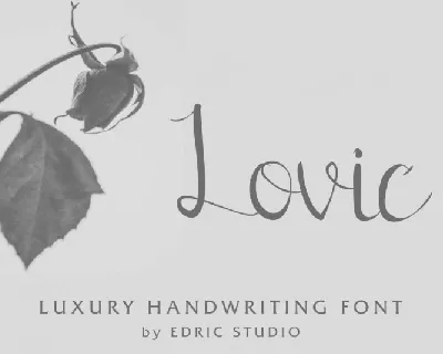 Lovic Handwriting font