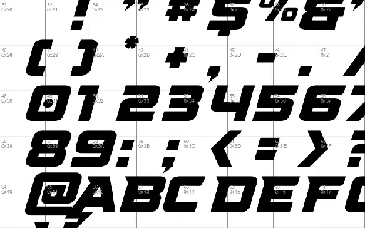 Supercharge font