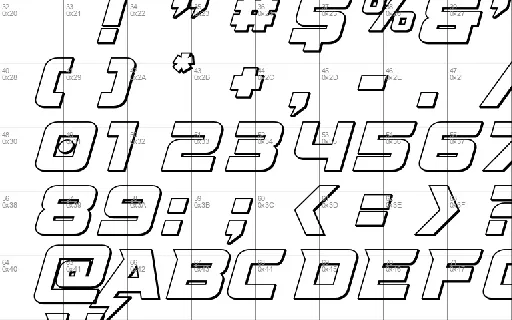 Supercharge font