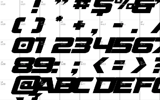 Supercharge font