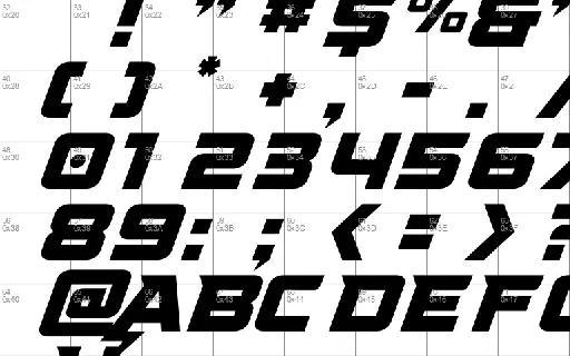 Supercharge font