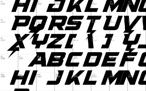 Supercharge font