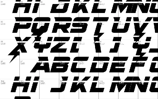 Supercharge font