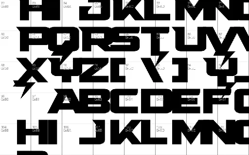 Supercharge font